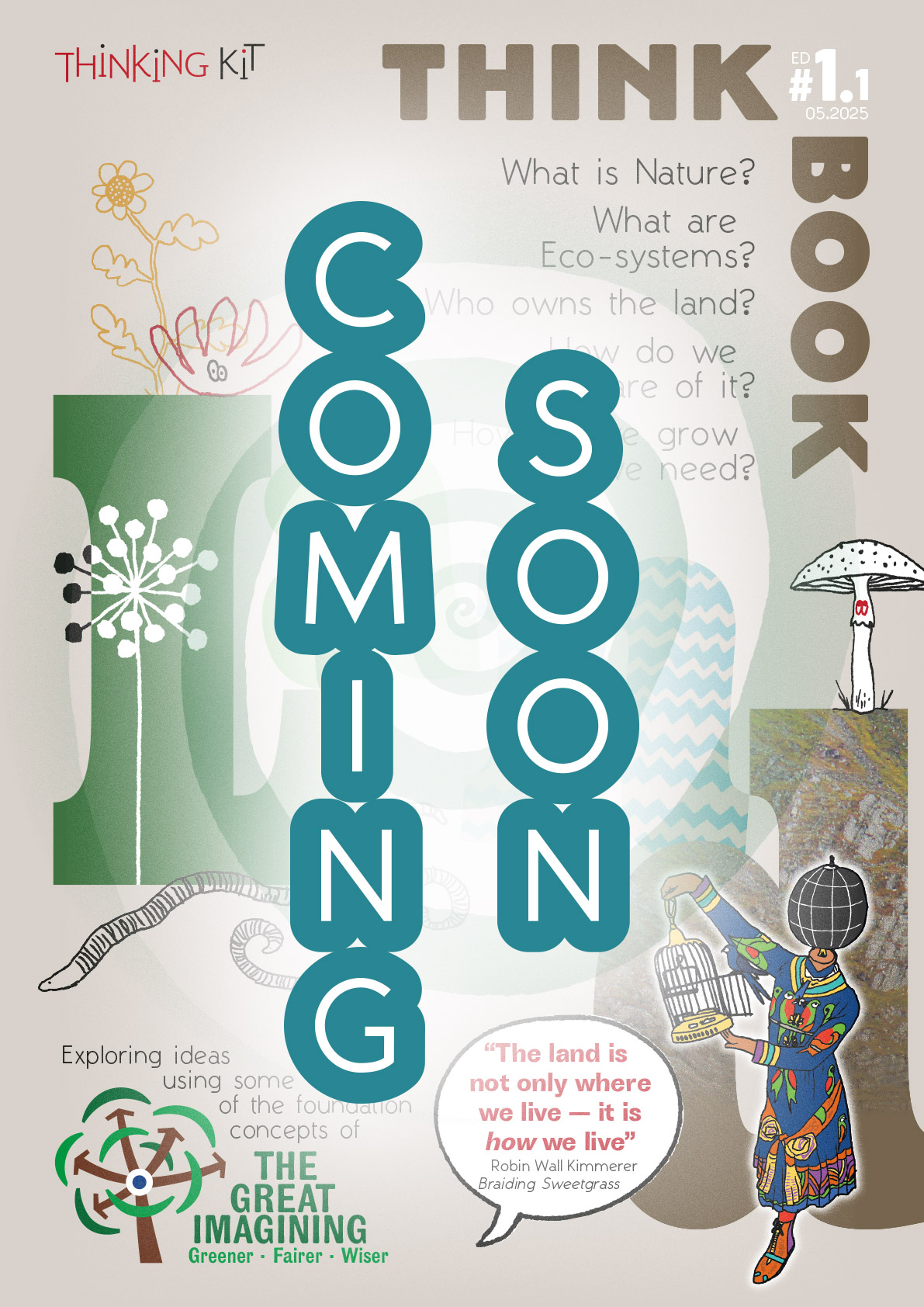 Coming Soon card for Think Book Land